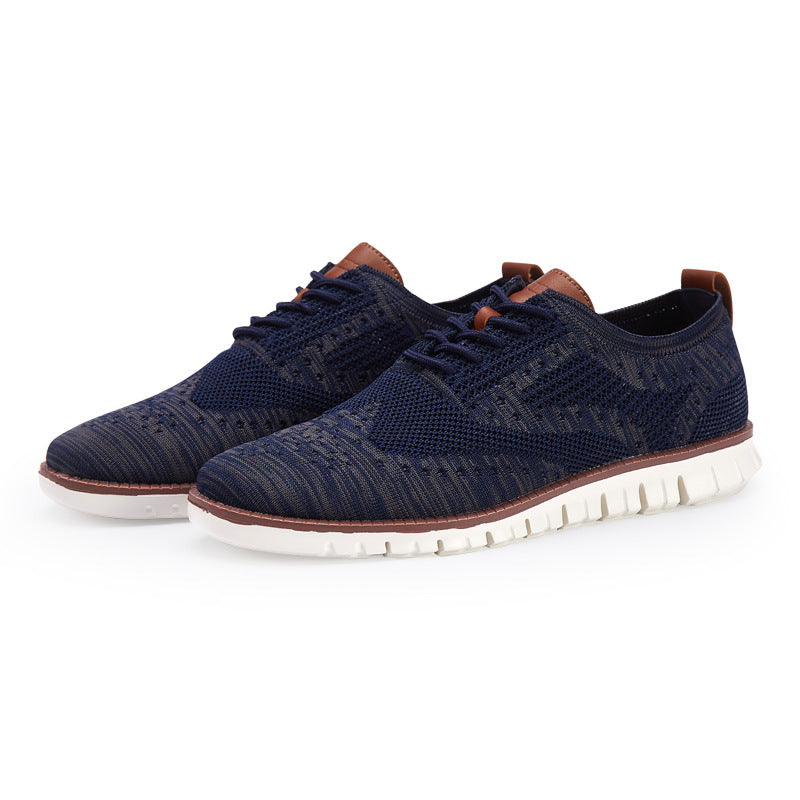 Jonas | zapatos de cordones para hombre con parte superior transpirable: ligeros, flexibles y elegantes