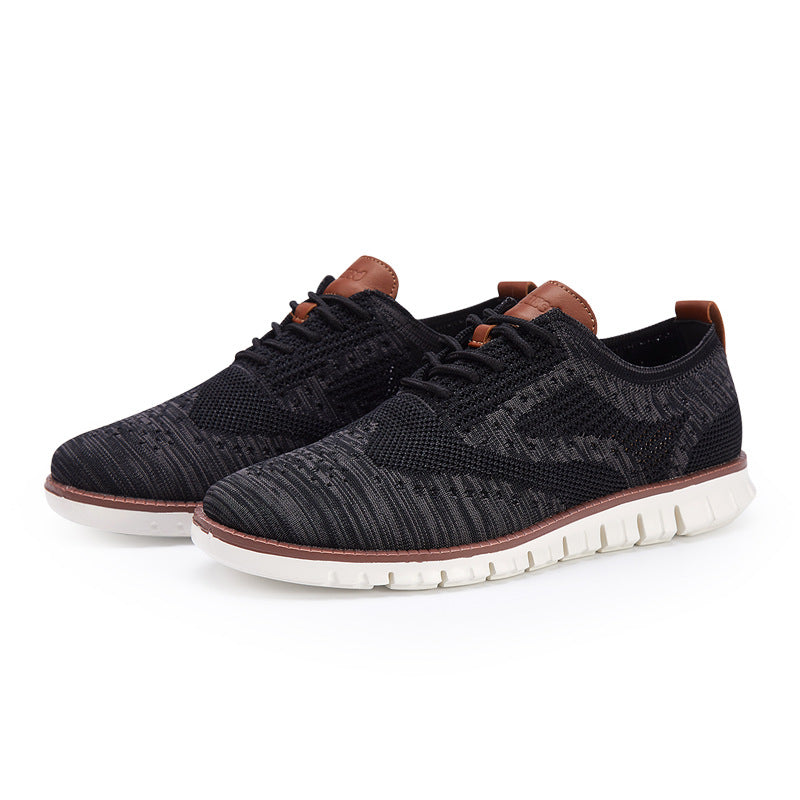 Jonas | zapatos de cordones para hombre con parte superior transpirable: ligeros, flexibles y elegantes