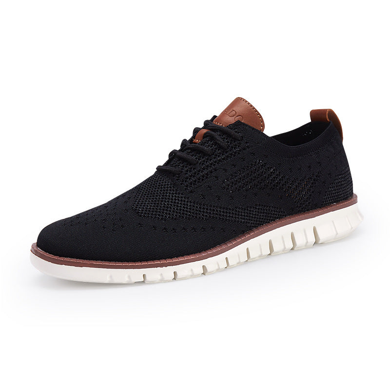 Jonas | zapatos de cordones para hombre con parte superior transpirable: ligeros, flexibles y elegantes