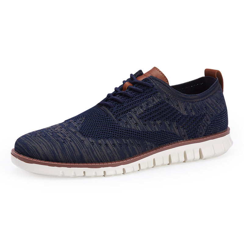 Jonas | zapatos de cordones para hombre con parte superior transpirable: ligeros, flexibles y elegantes