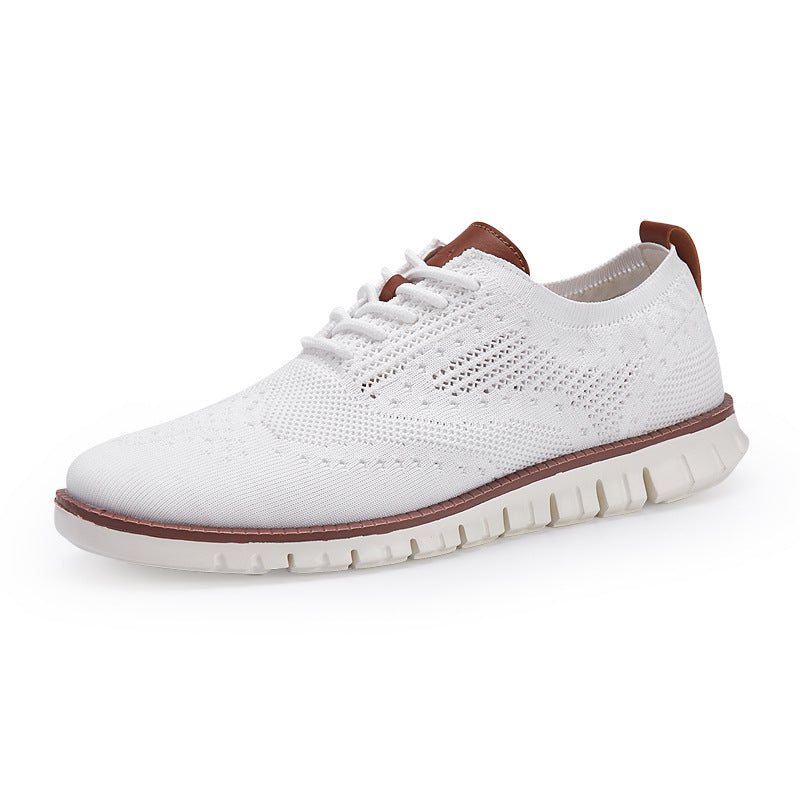 Jonas | zapatos de cordones para hombre con parte superior transpirable: ligeros, flexibles y elegantes
