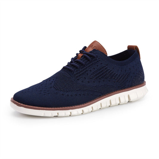 Jonas | zapatos de cordones para hombre con parte superior transpirable: ligeros, flexibles y elegantes