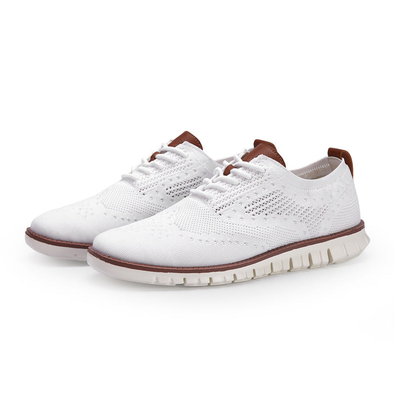 Jonas | zapatos de cordones para hombre con parte superior transpirable: ligeros, flexibles y elegantes
