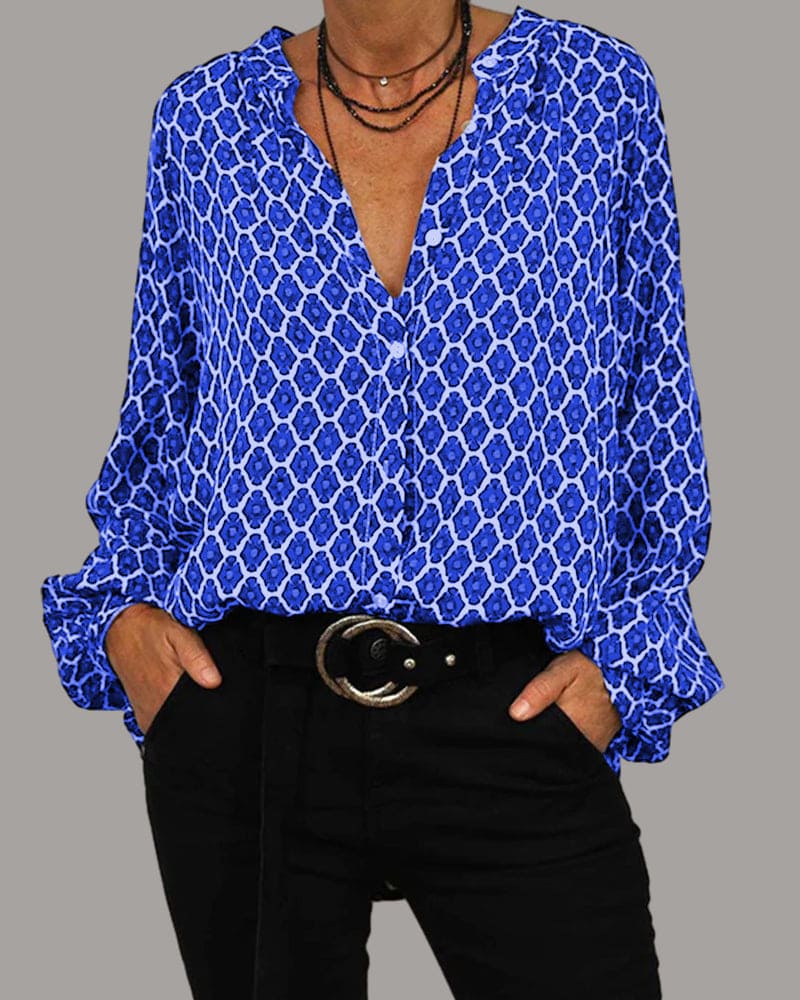 Zara | Blusa cuello pico