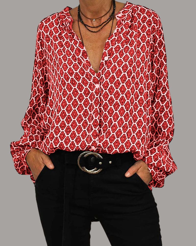 Zara | Blusa cuello pico