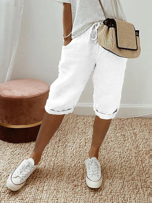 Pantalones cortos de verano de algodón ligero - Malena