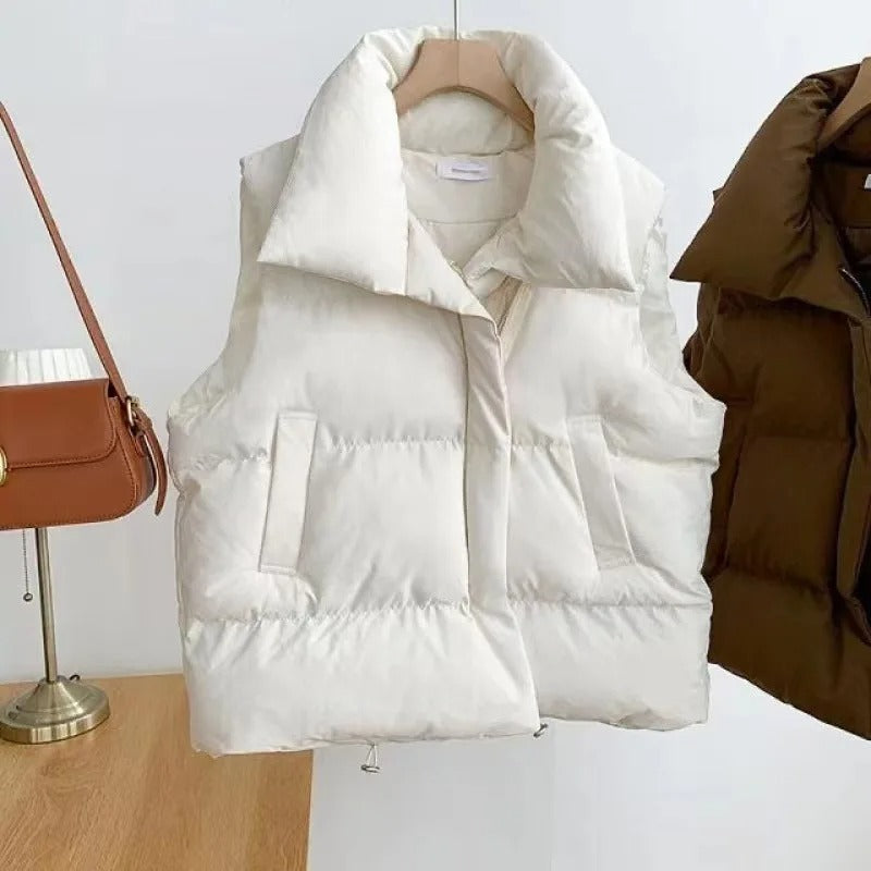 Chaqueta de plumón cálida para mujer