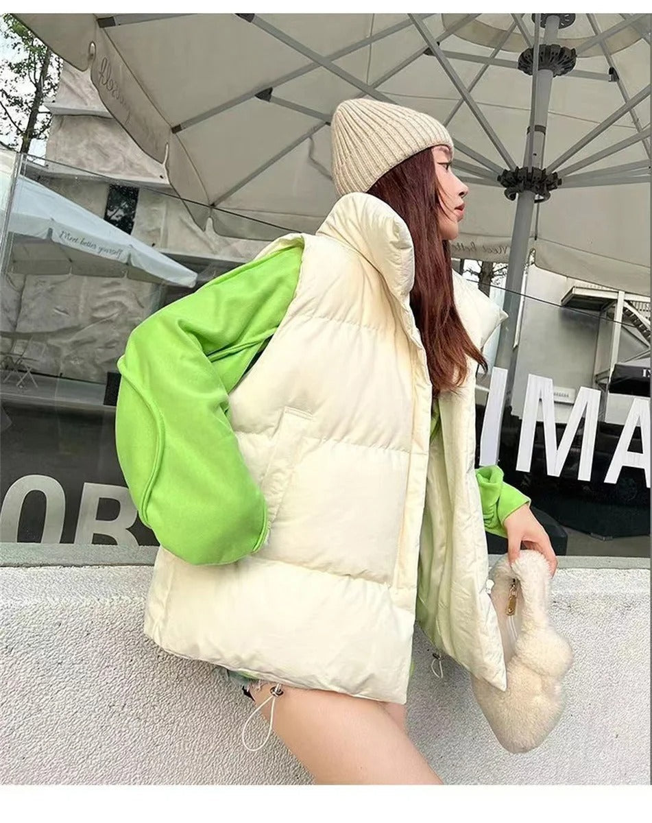 Chaqueta de plumón cálida para mujer