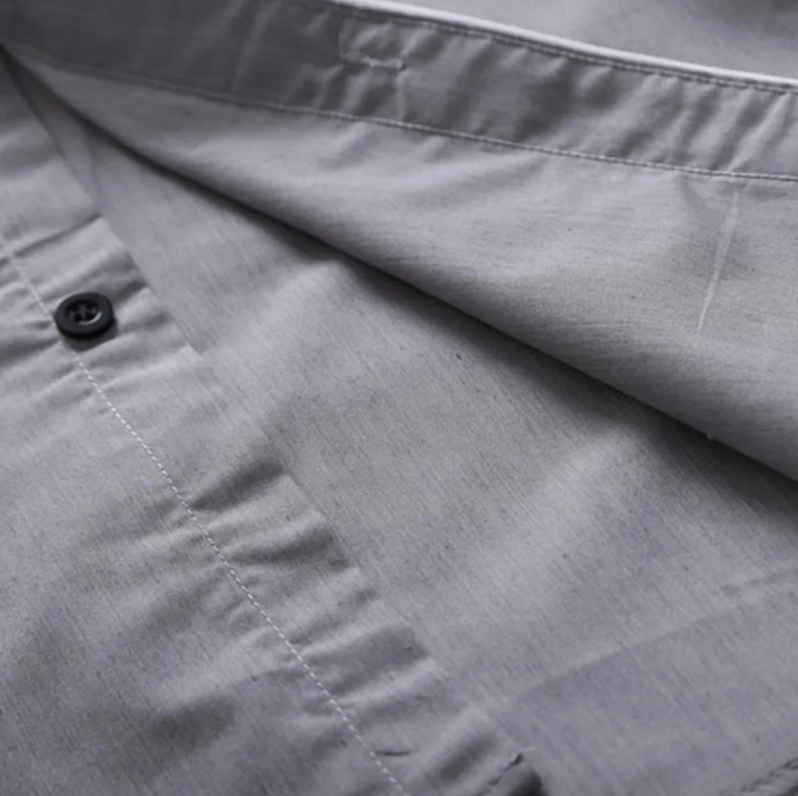 Camisa slim fit de manga larga para hombre