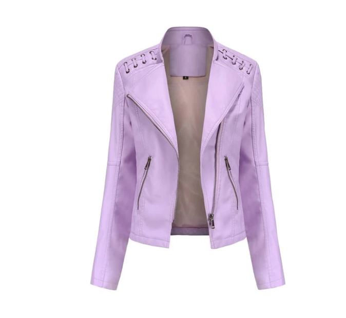 Veste en cuir d'agneau
