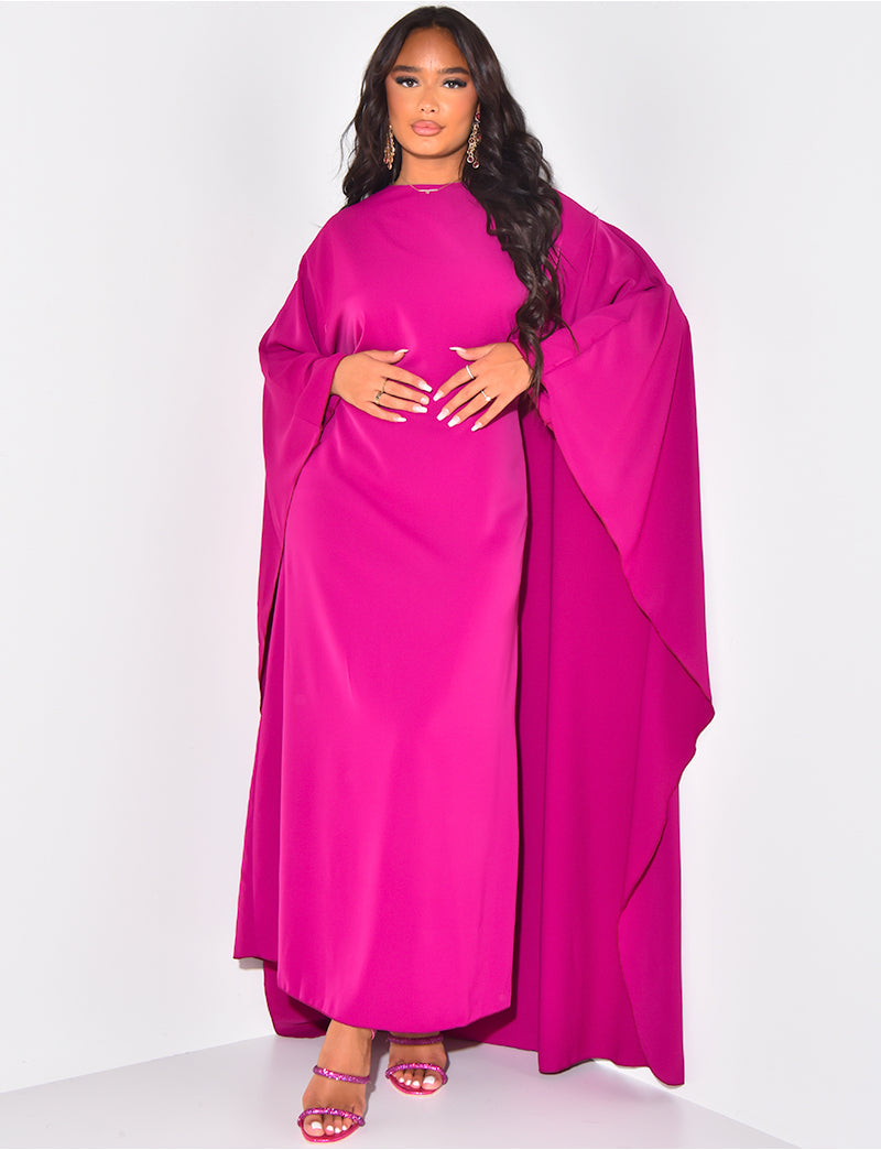 LeoRossi - Vestido capa fluido