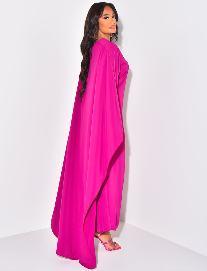 LeoRossi - Vestido capa fluido