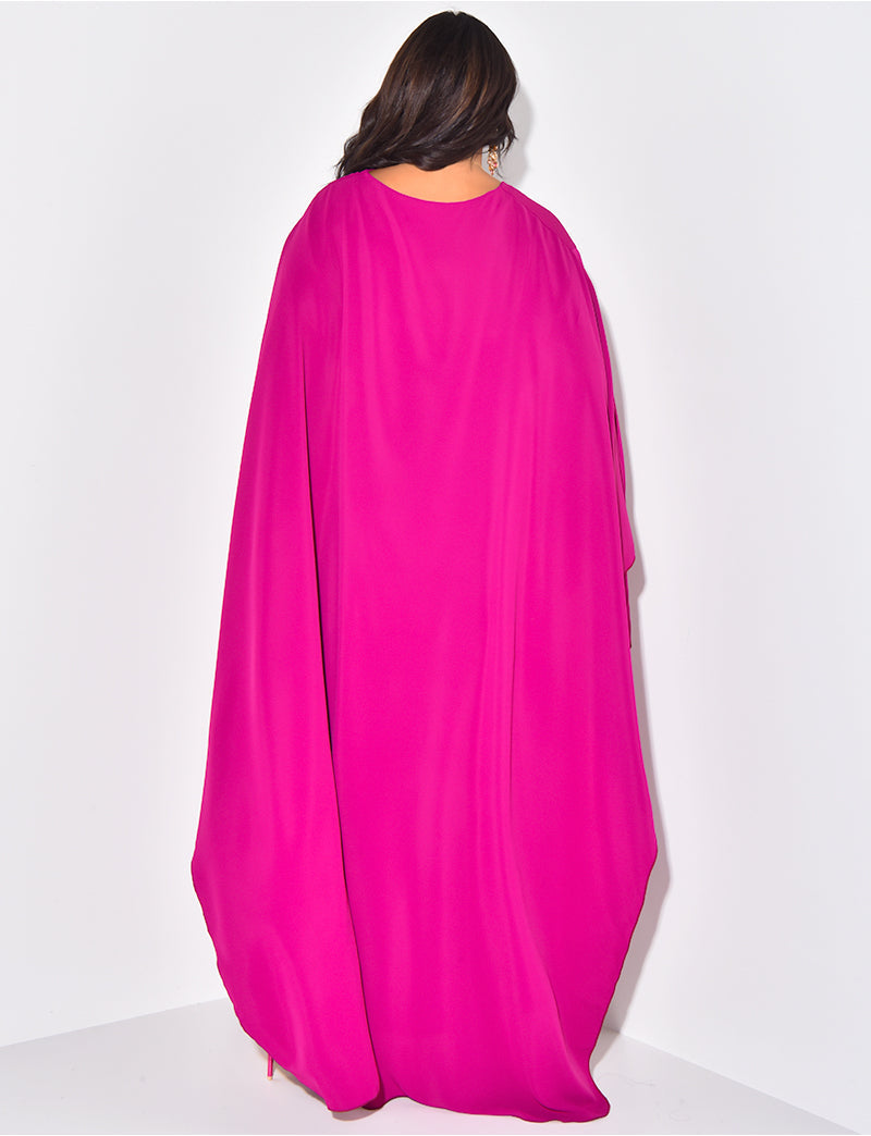 LeoRossi - Vestido capa fluido