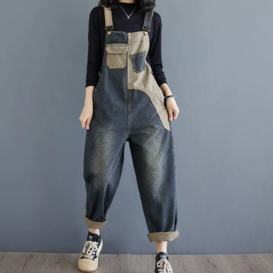 AGATA - Elegante mono vaquero de verano para mujer