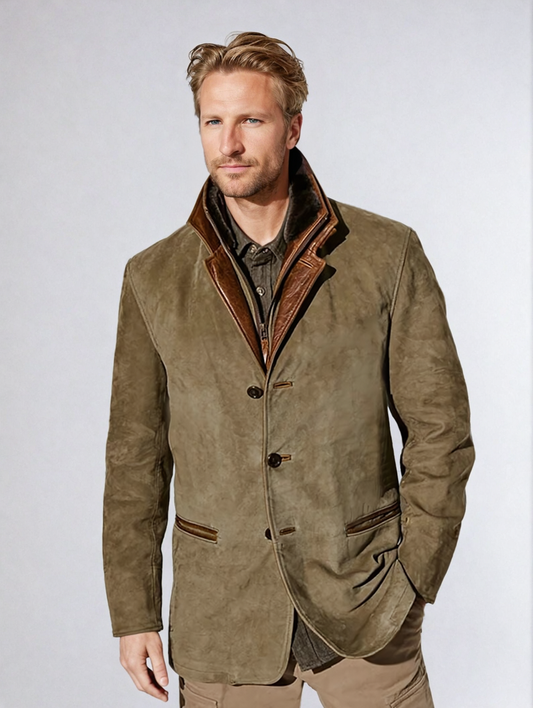 Collin - Elegante chaqueta vintage para hombre