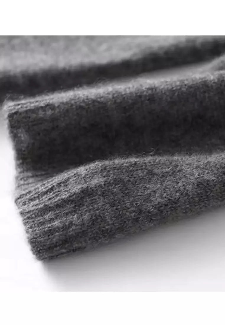 Jersey Gris Botones Mujer