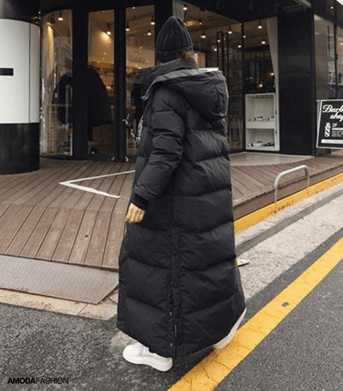 Abrigo parka de invierno oversize para mujer