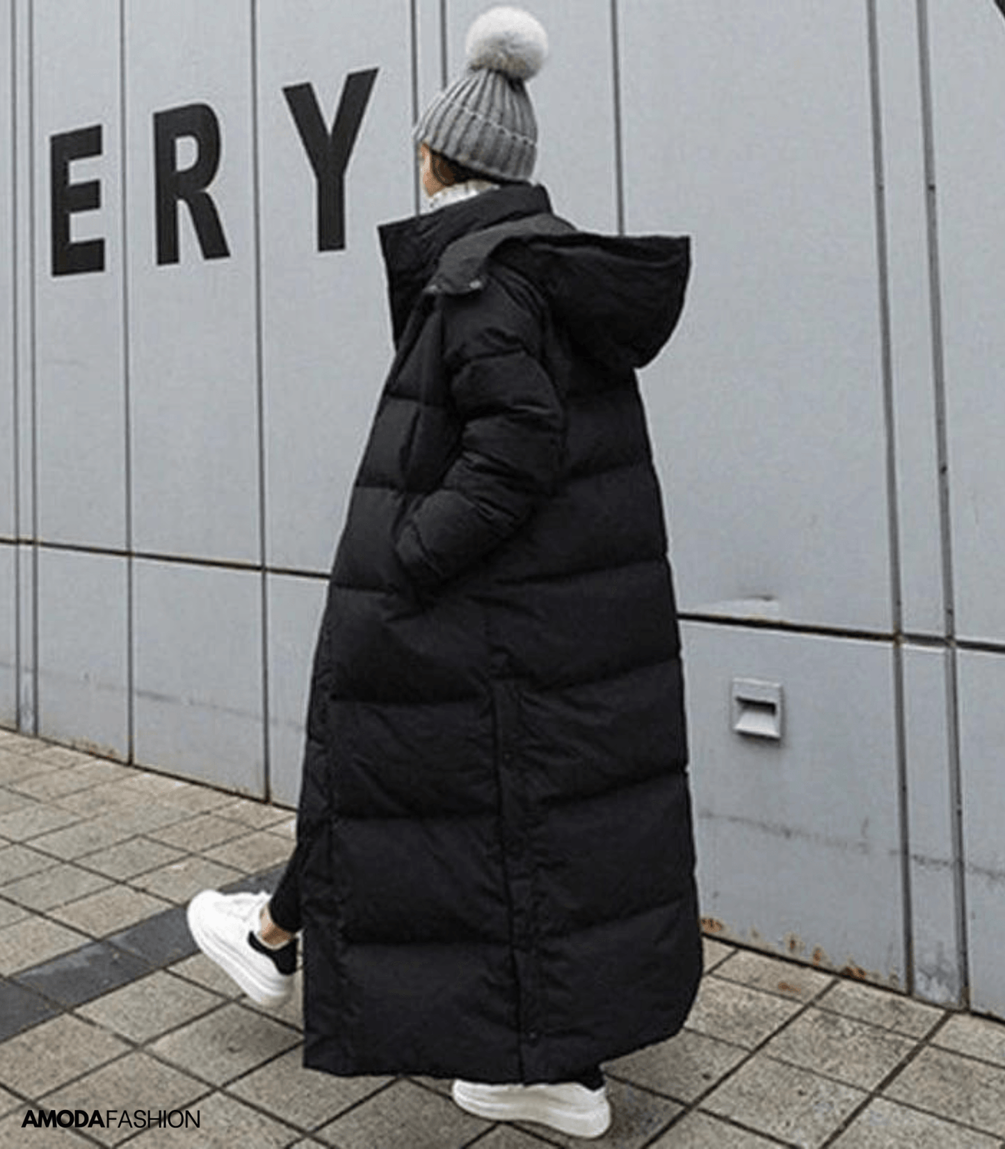 Abrigo parka de invierno oversize para mujer