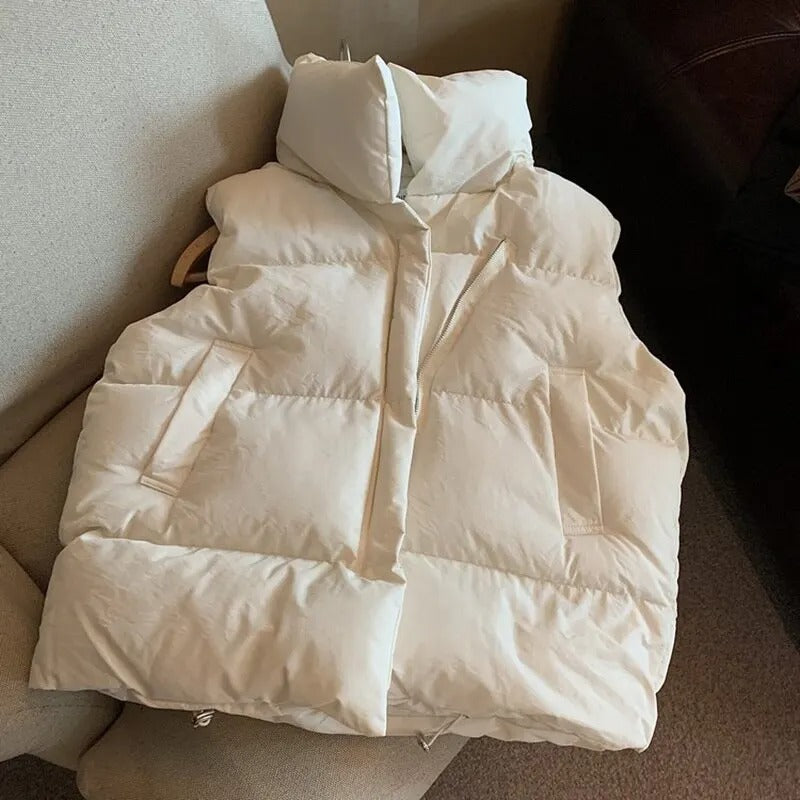 Chaqueta de plumón cálida para mujer