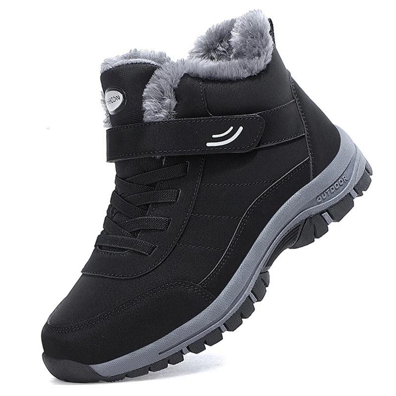 Botas de nieve ligeras de mujer con pelo