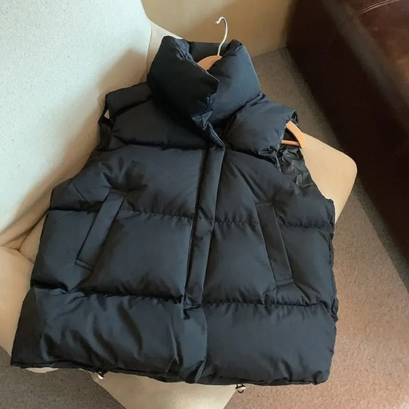 Chaqueta de plumón cálida para mujer