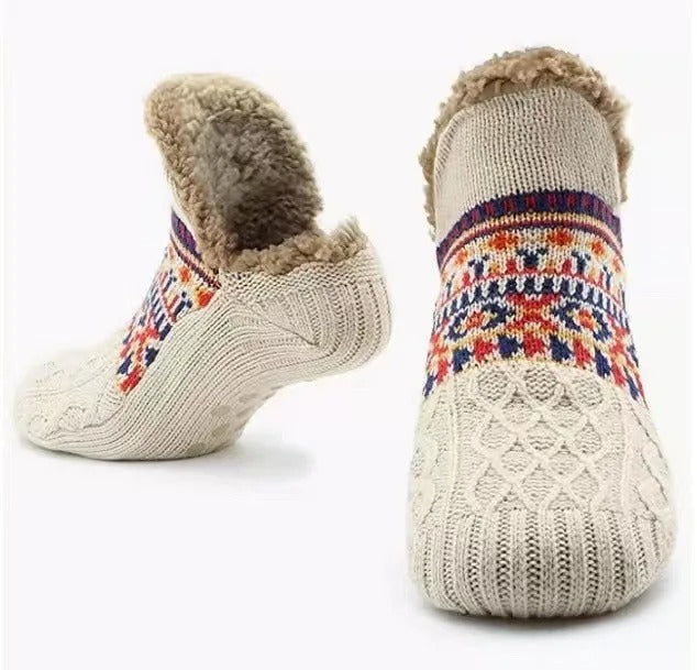 Calcetines de invierno antideslizantes para interior