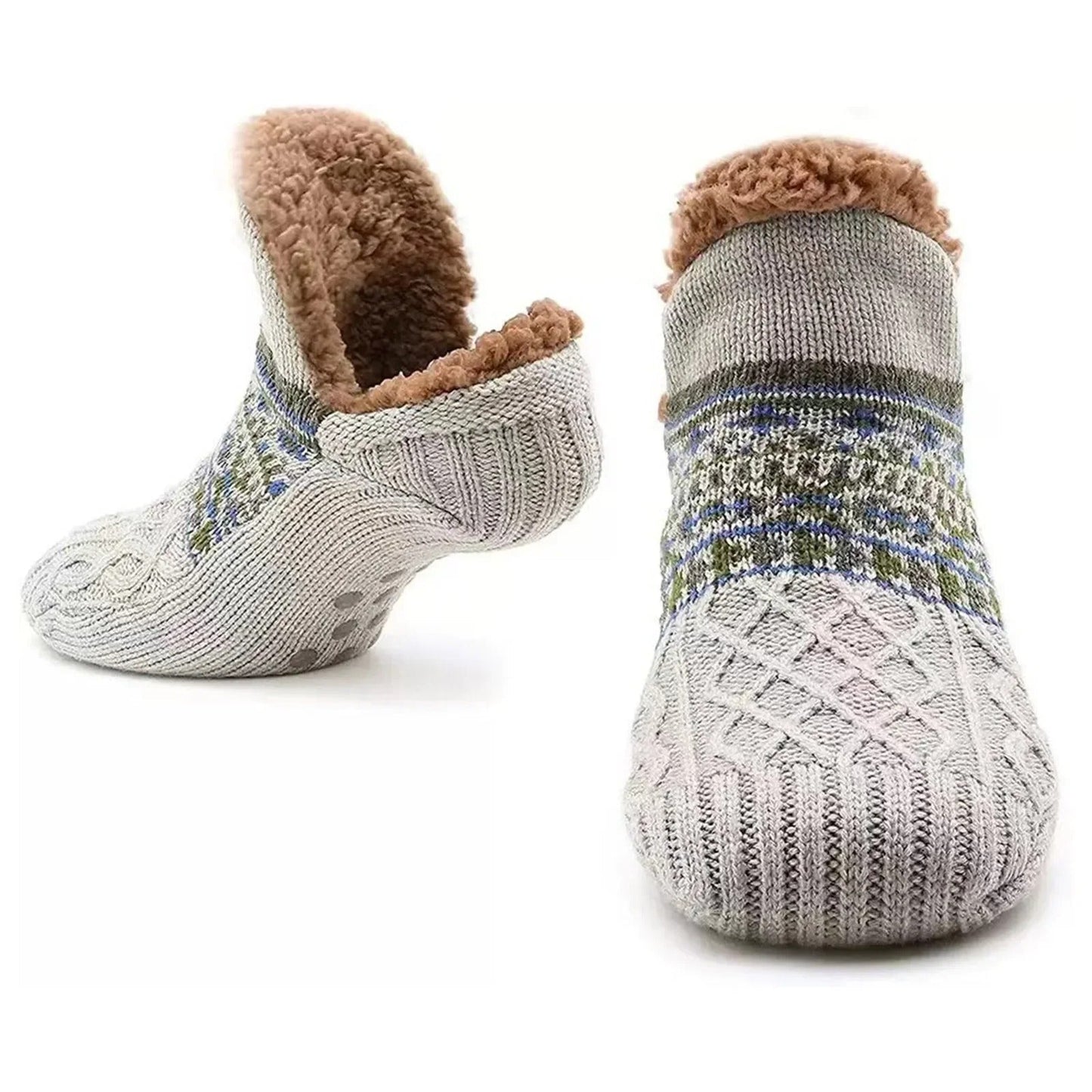 Calcetines de invierno antideslizantes para interior