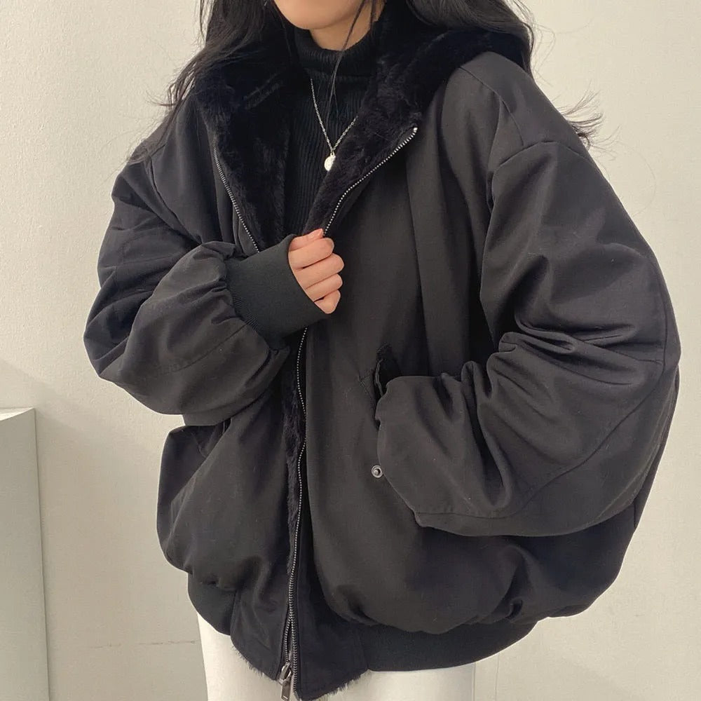 Chaqueta de mujer de doble capa
