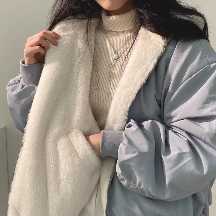 Chaqueta de mujer de doble capa