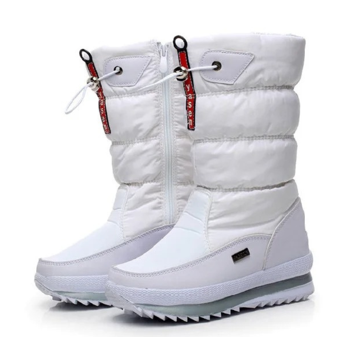 Botas de invierno gruesas y mullidas para mujer
