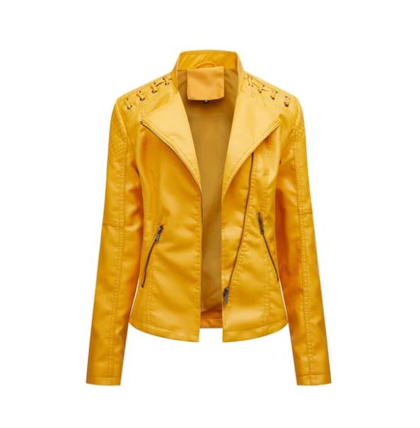 Veste en cuir d'agneau